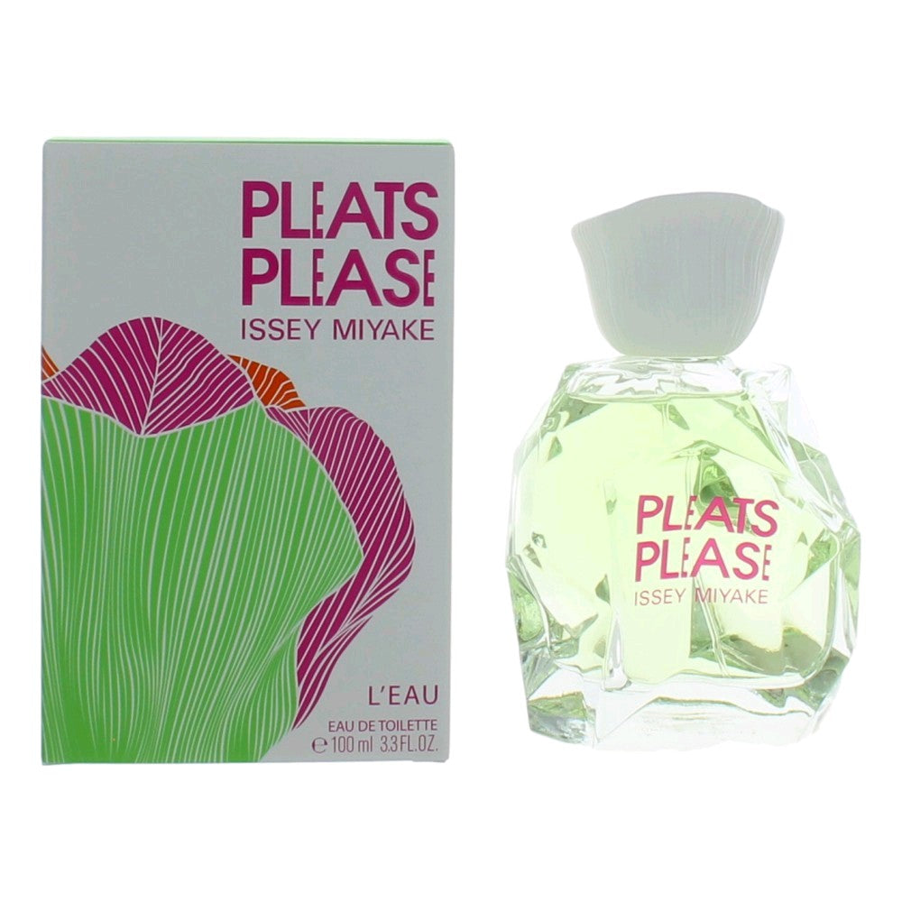 Pleats Please L'eau by Issey Miyake, 3.4 oz EDT Spray for Women