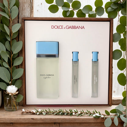 Light Blue by Dolce & Gabbana, 3 Piece Set for Women 