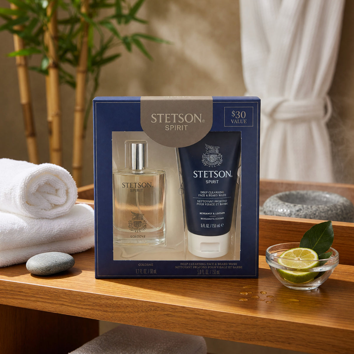 Stetson Spirit by Coty,  2 Piece Gift Set for Men