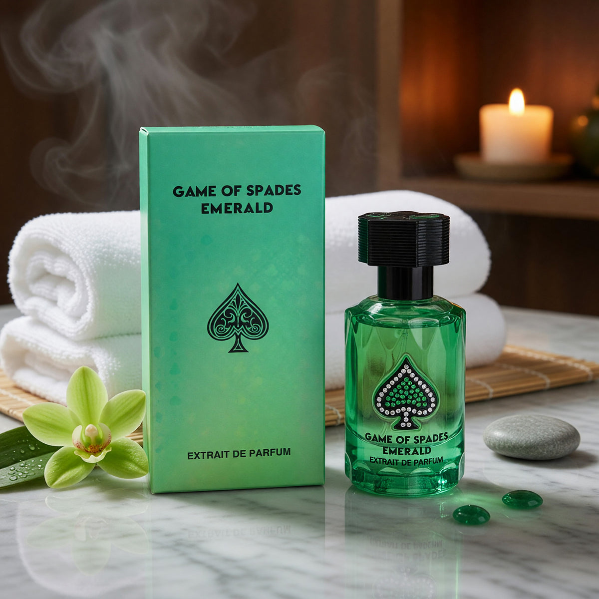 Game of Spades Emerald by Jo Milano, 1oz Extrait De Parfum Spray Unisex