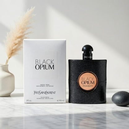 Black Opium by Yves Saint Laurent, 3 oz EDP Spray for Women Tester