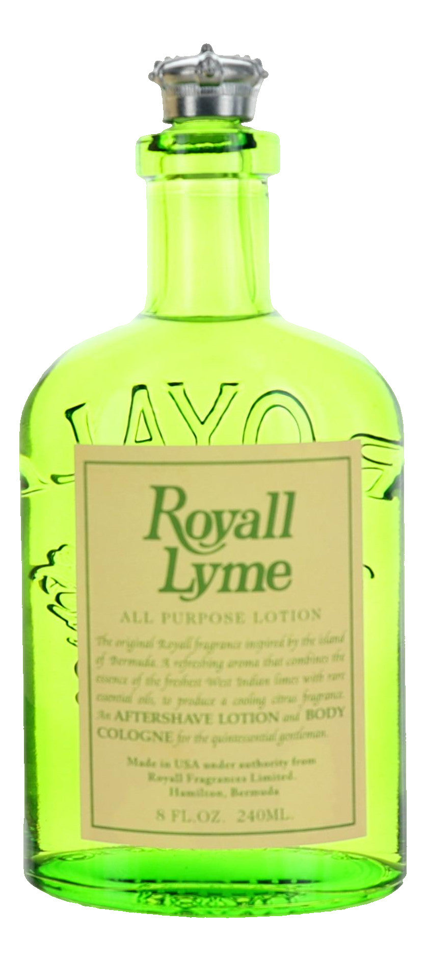 Royall Lyme by Royall Fragrances, 8 oz All Purpose Lotion for Men