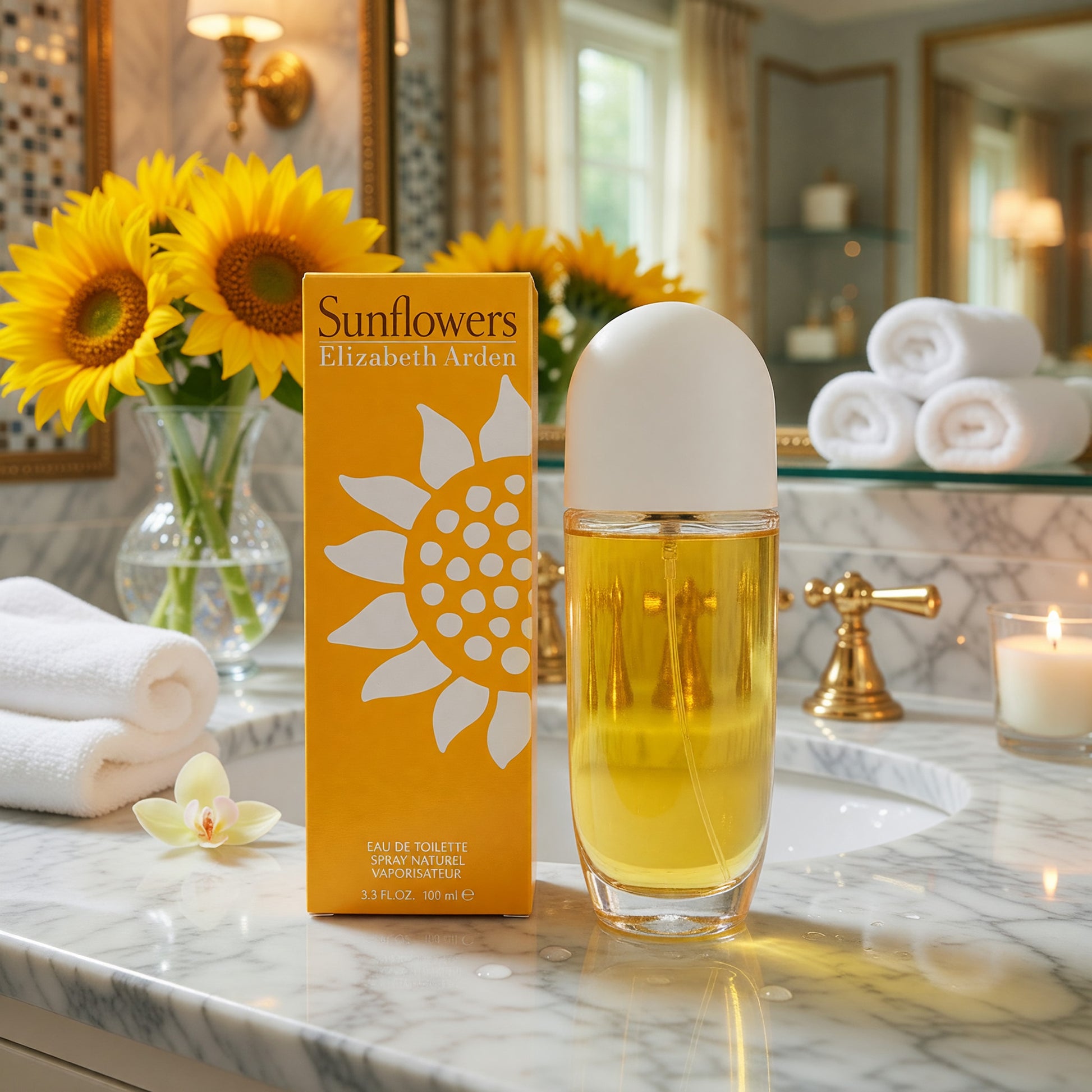 Sunflowers by Elizabeth Arden, 3.3 oz EDT Spray for Women