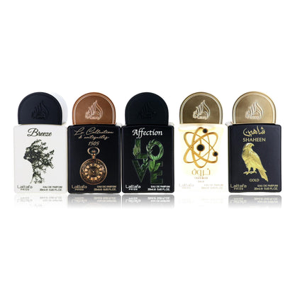 Lattafa Pride Collection No.1 by Lattafa, 5 Piece Miniature Set for Unisex