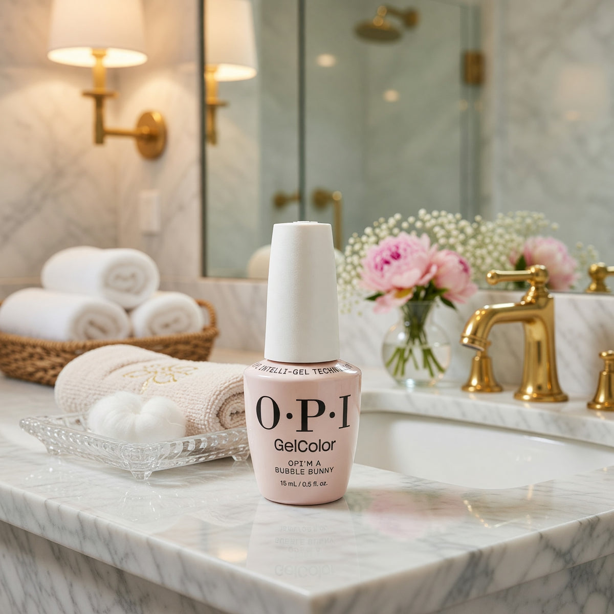 OPI Gel Nail Polish by OPI, 0.5 oz Gel Color - OPI'm a Bubble Bunny - OPI'm a Bubble Bunny