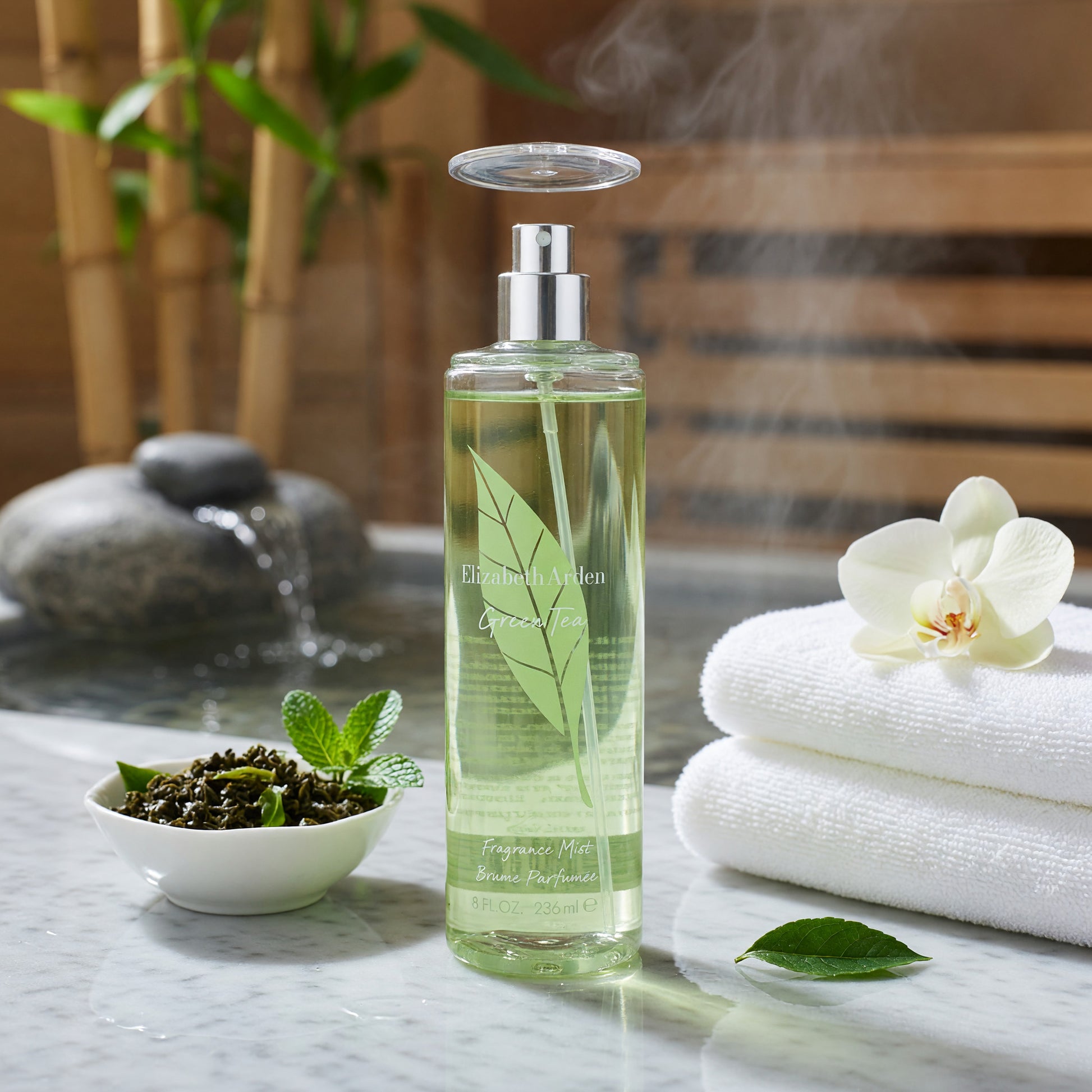 Green Tea by Elizabeth Arden, 8 oz Fine Fragrance Mist for Women