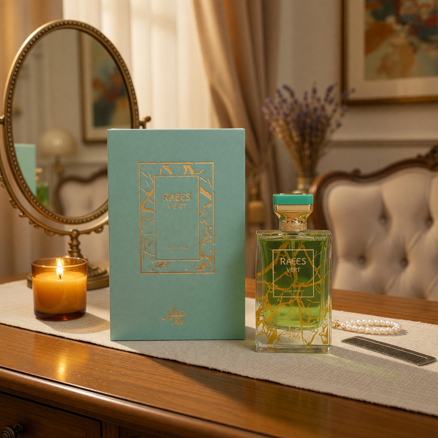 Raees Vert by Jo Milano, 3.4 oz EDP for Men 