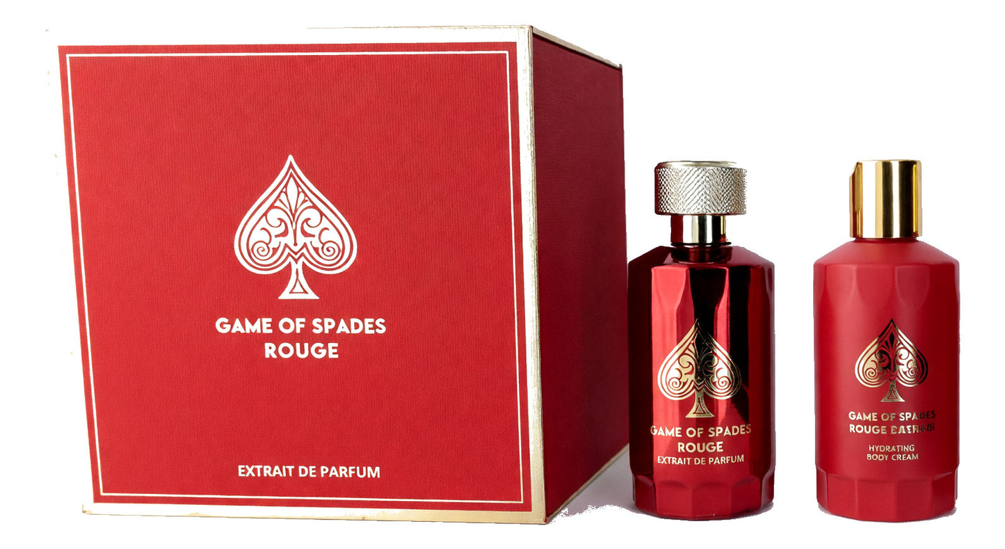 Game of Spades Rouge by Jo Milano 4 Piece Gift Set for Unisex