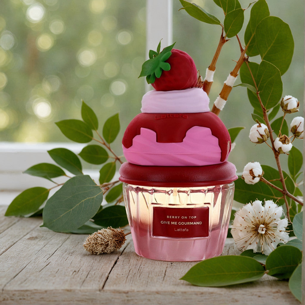 Berry On Top Give Me Gourmand by Lattafa, 2.53 oz EDP Spray for Women