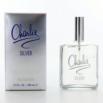 Charlie Silver by Revlon, 3.4 oz EDT Spray for Women