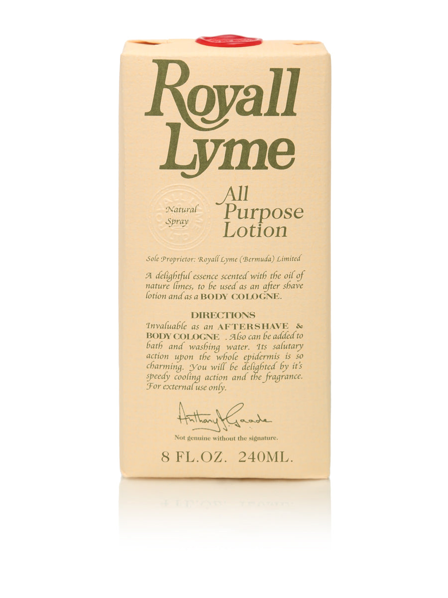 Royall Lyme by Royall Fragrances, 8 oz All Purpose Lotion for Men