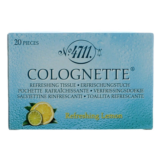 4711 by Muelhens, 20 Piece Colognette Refreshing Lemon Tissue