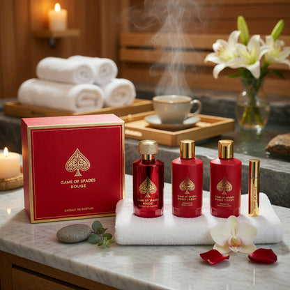 Game of Spades Rouge by Jo Milano 4 Piece Gift Set for Unisex