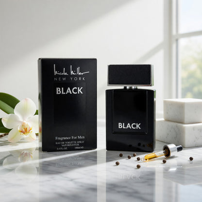 Nicole Miller Black by Nicole Miller, 3.4 oz EDT Spray for Men