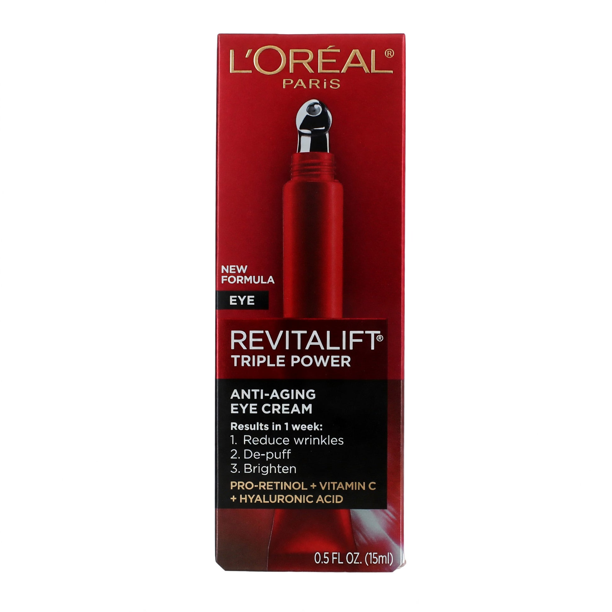 L'Oreal Revitalift Triple Power by L'Oreal, 0.5oz Anti-Aging Eye Cream