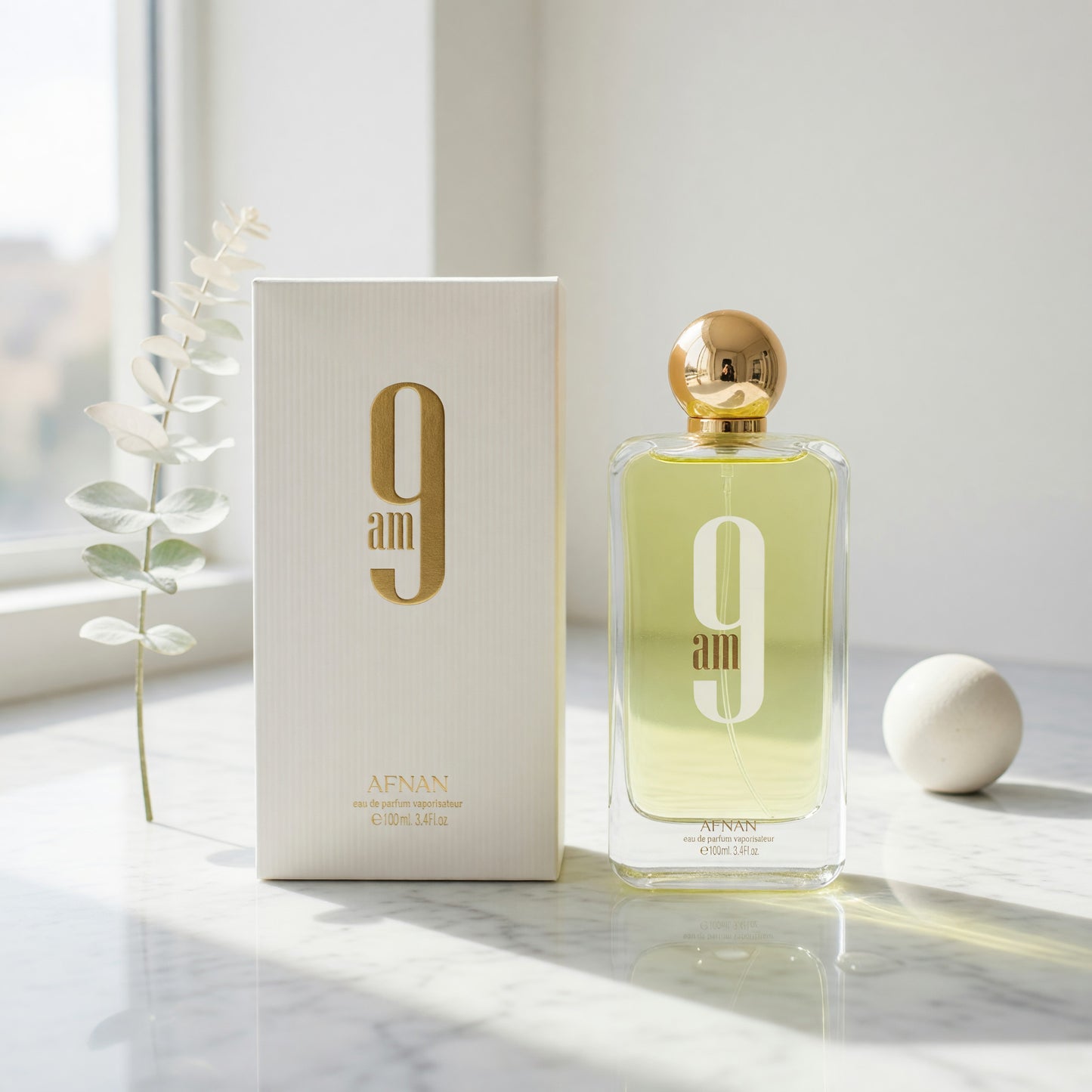 9 AM by Afnan, 3.4 oz EDP Spray for Men