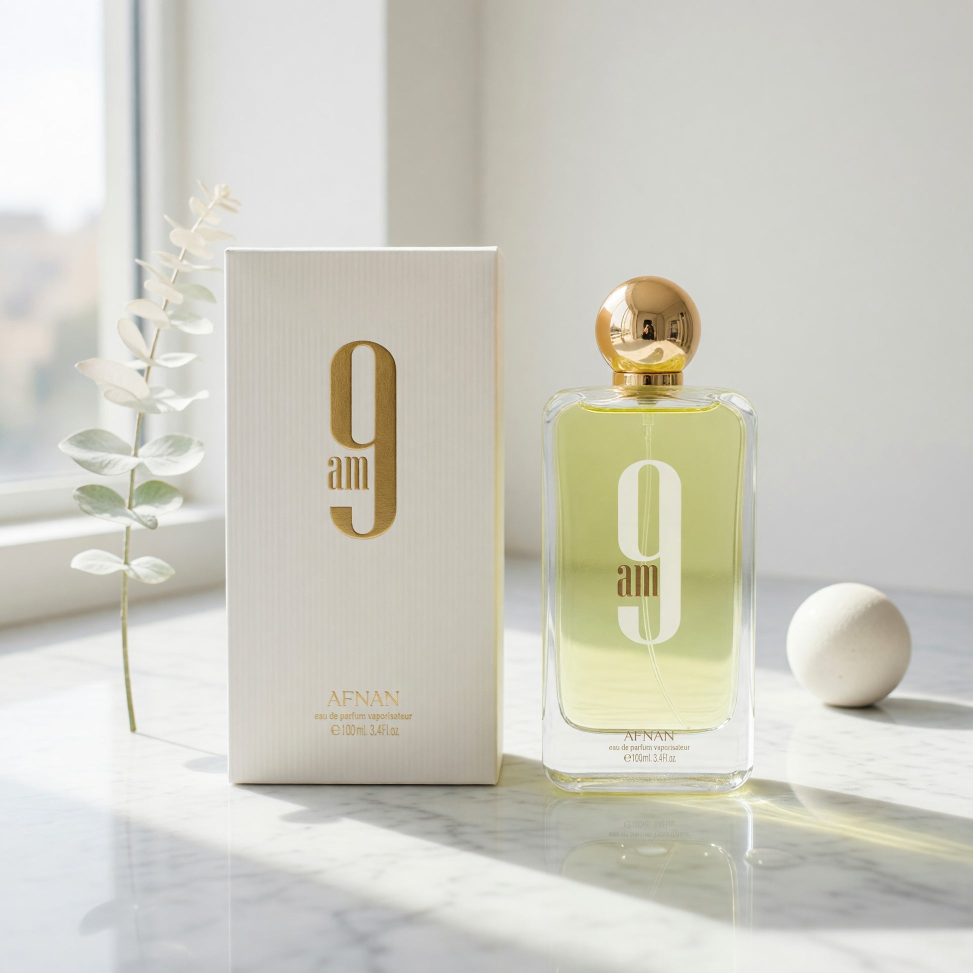9 AM by Afnan, 3.4 oz EDP Spray for Men