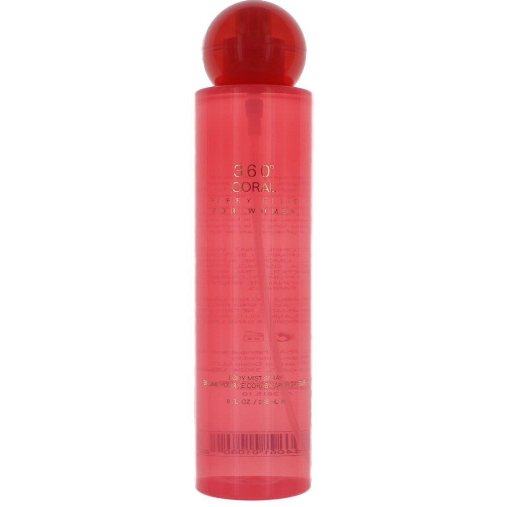 Perry Ellis 360 Coral by Perry Ellis, 8 oz Body Mist for Women