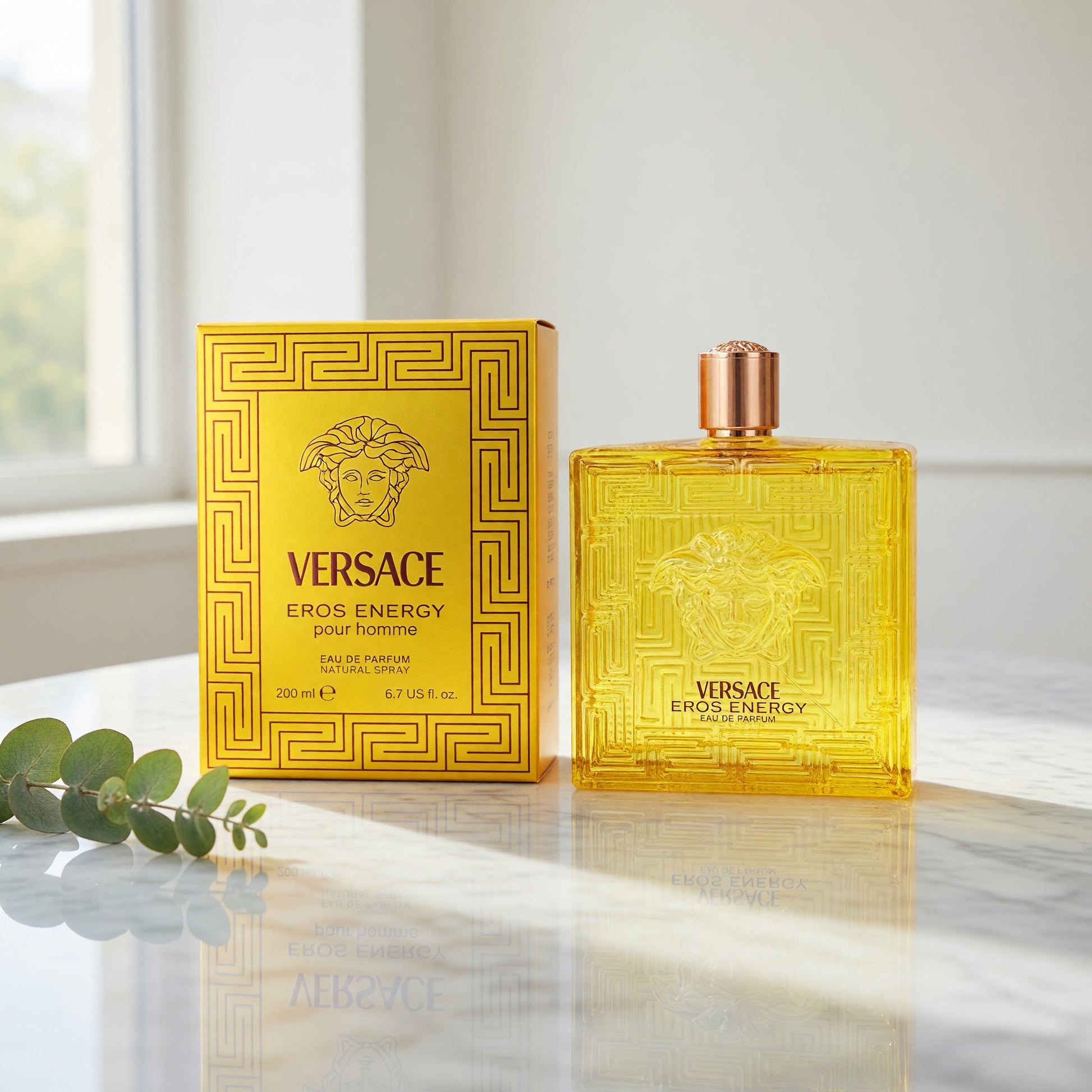 Eros Energy by Versace, 6.7 oz EDP Spray for Men 
