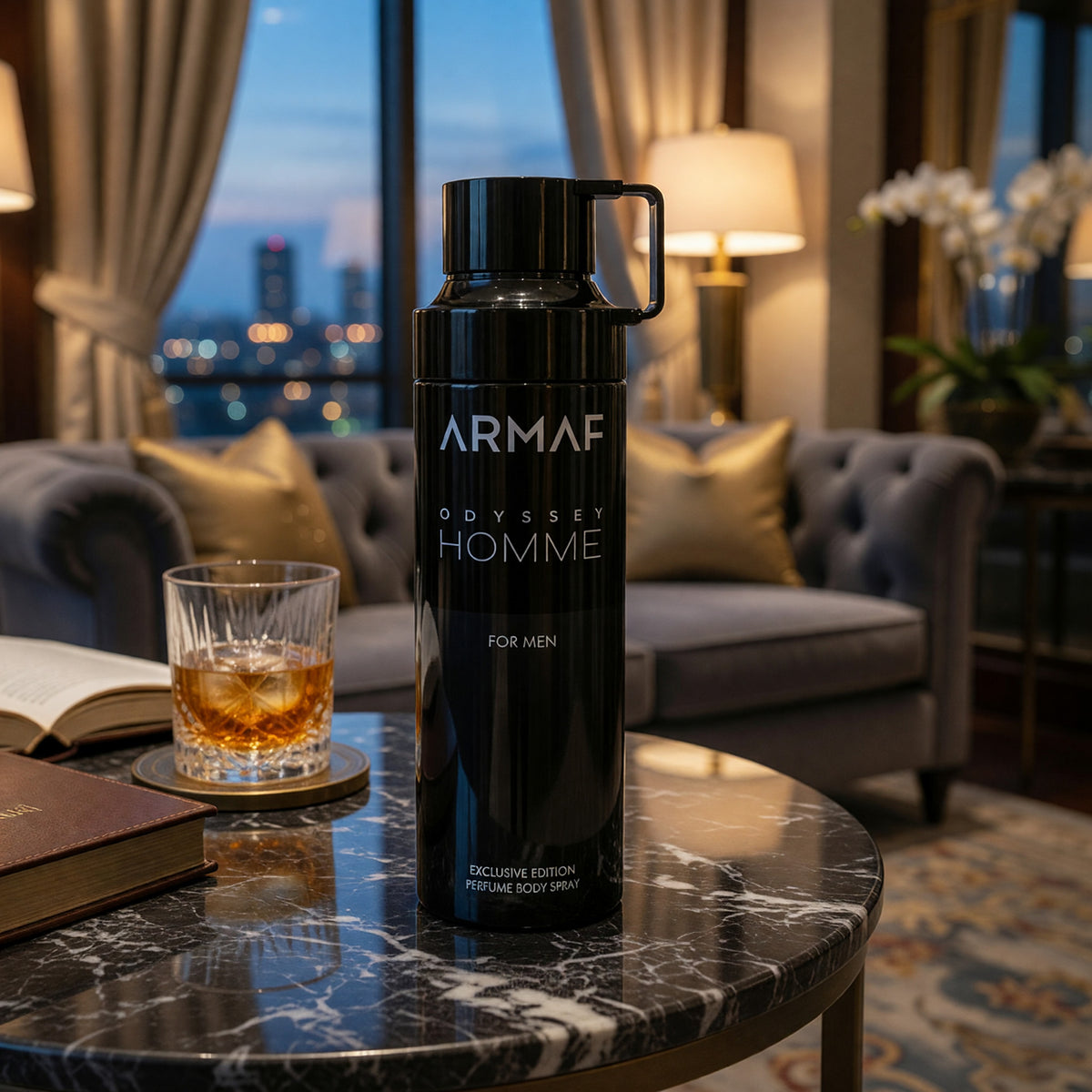 Odyssey Homme by Armaf, 6.8 oz Body Spray for Men