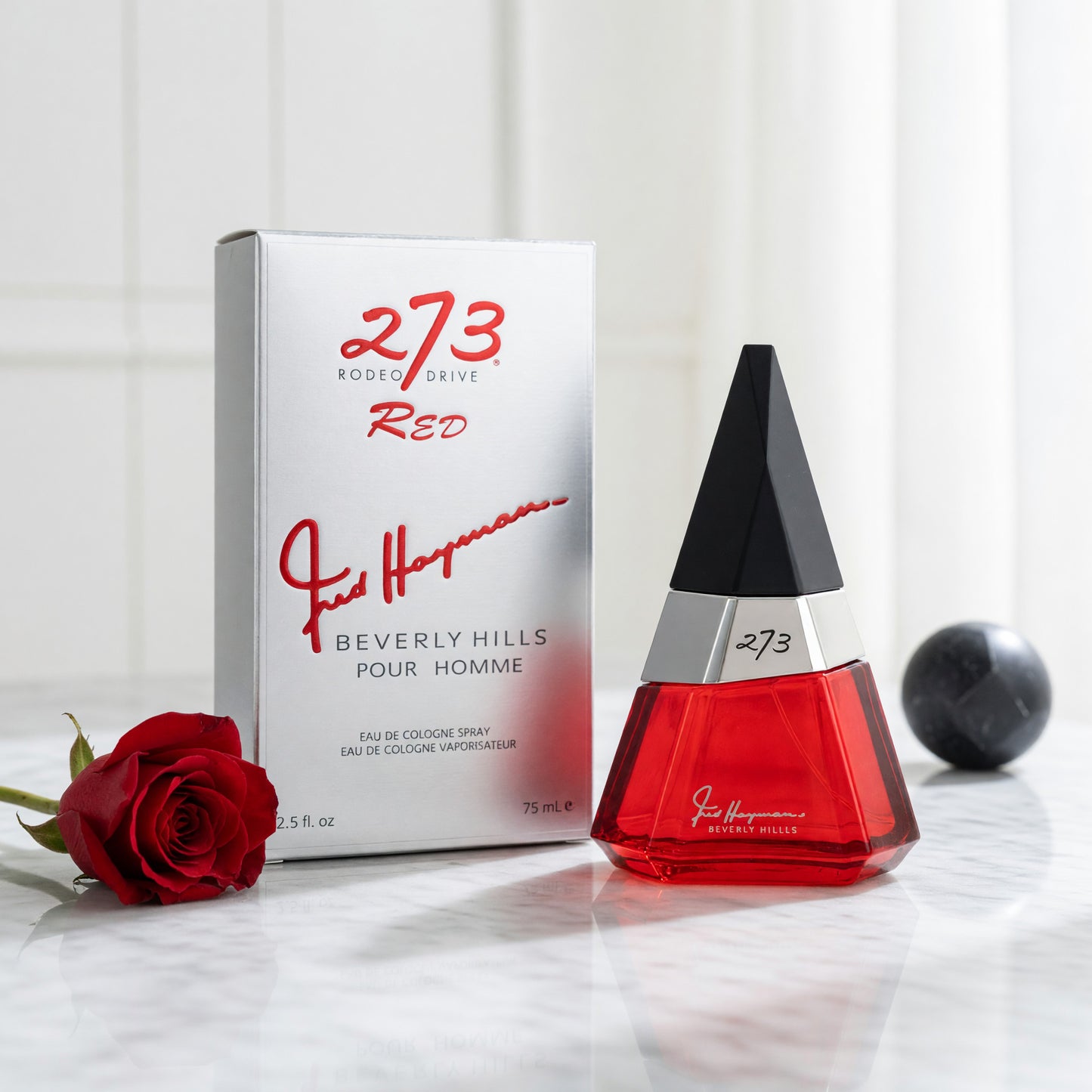 273 Red by Fred Hayman, 2.5 oz Eau De Cologne Spray for Men