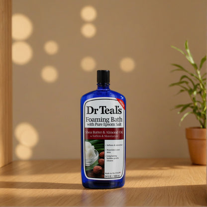 Shea Butter & Almond Oil by Dr. Teal's, 34 oz Foaming Bubble Bath