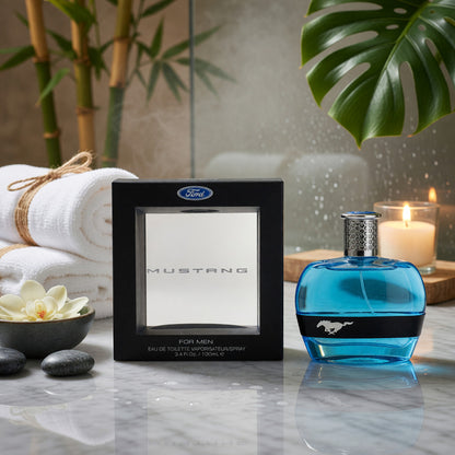 Mustang Blue by Mustang, 3.4 oz EDT Spray for Men