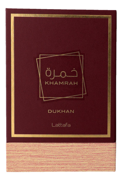 Lattafa Khamrah Dukhan by Lattafa, 3.4 oz EDP Spray for Unisex 