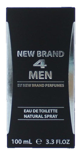 4 Men by New Brand, 3.3 oz EDT Spray for Men