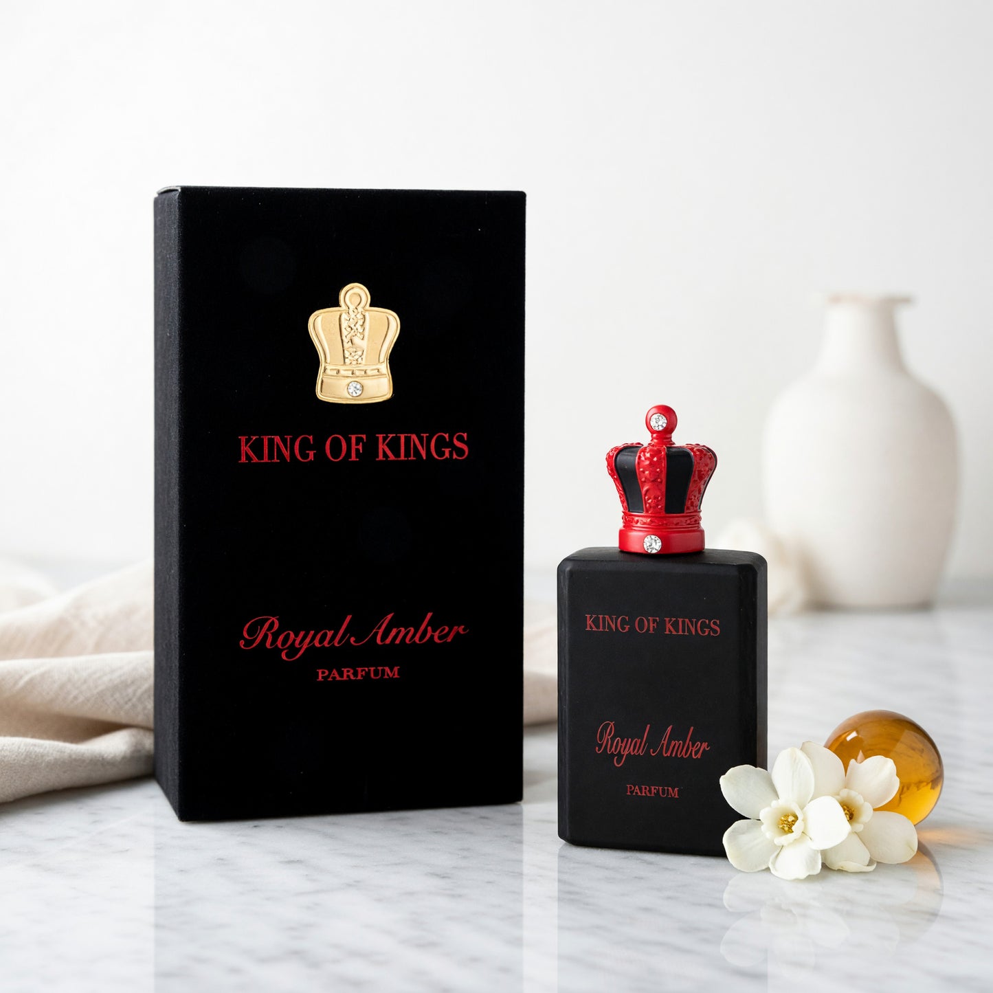 Royal Amber by King of Kings, 3.4 oz Parfum Spray for Unisex