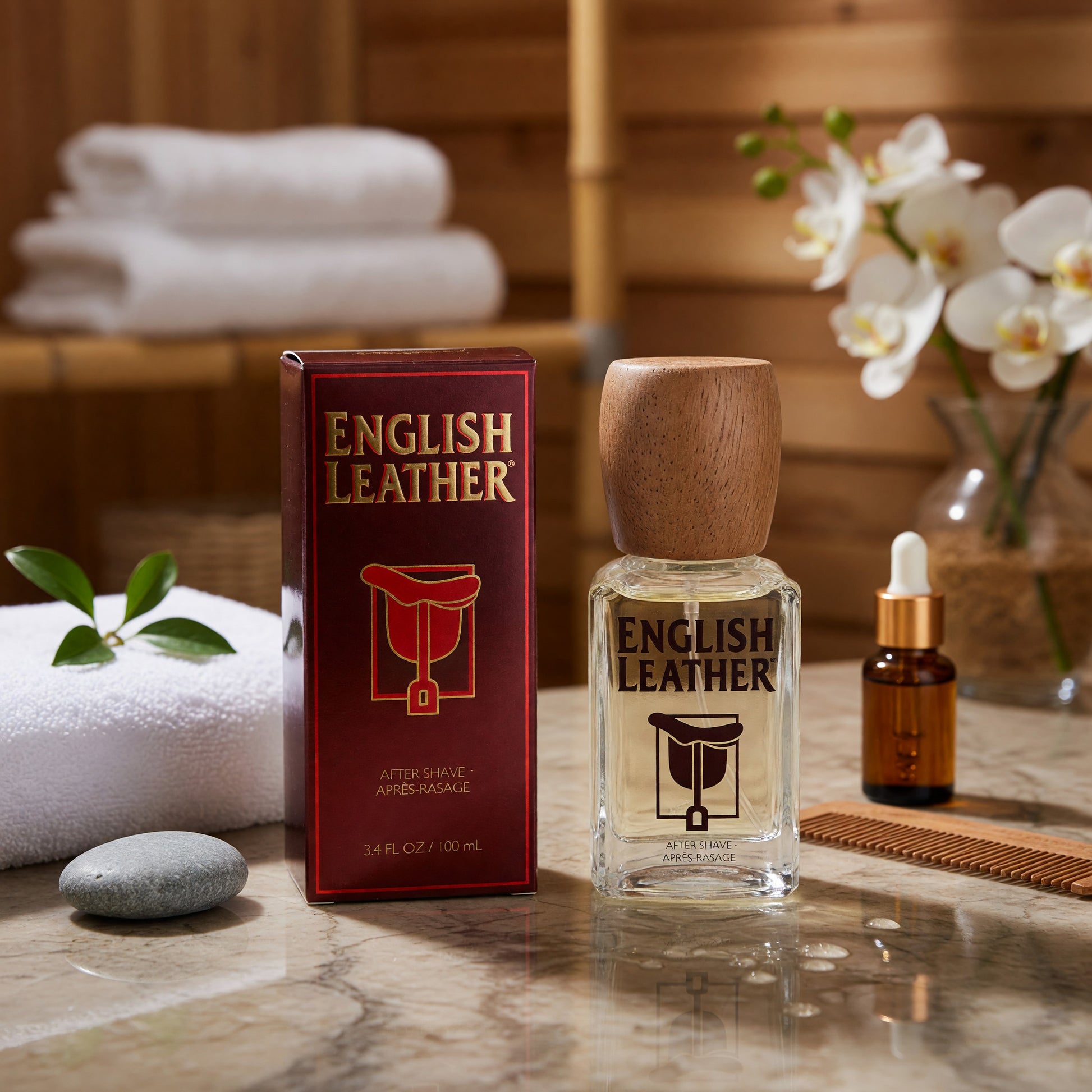 English Leather by Dana, 3.4 oz  After Shave for Men