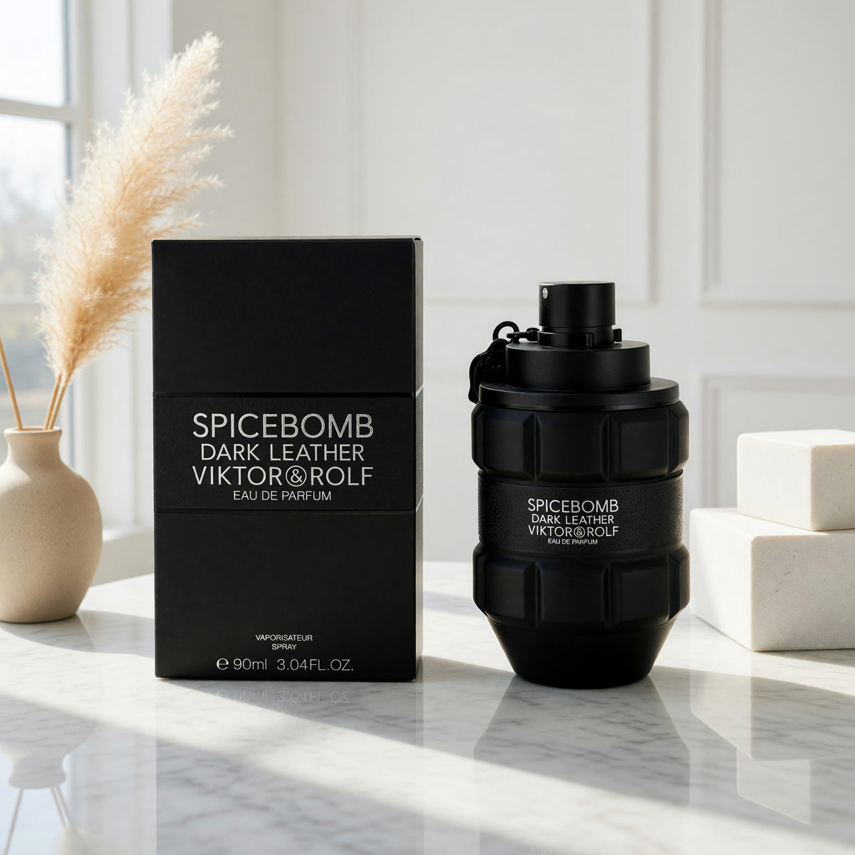 Spicebomb Dark Leather by Viktor & Rolf, 3 oz EDP Spray for Men