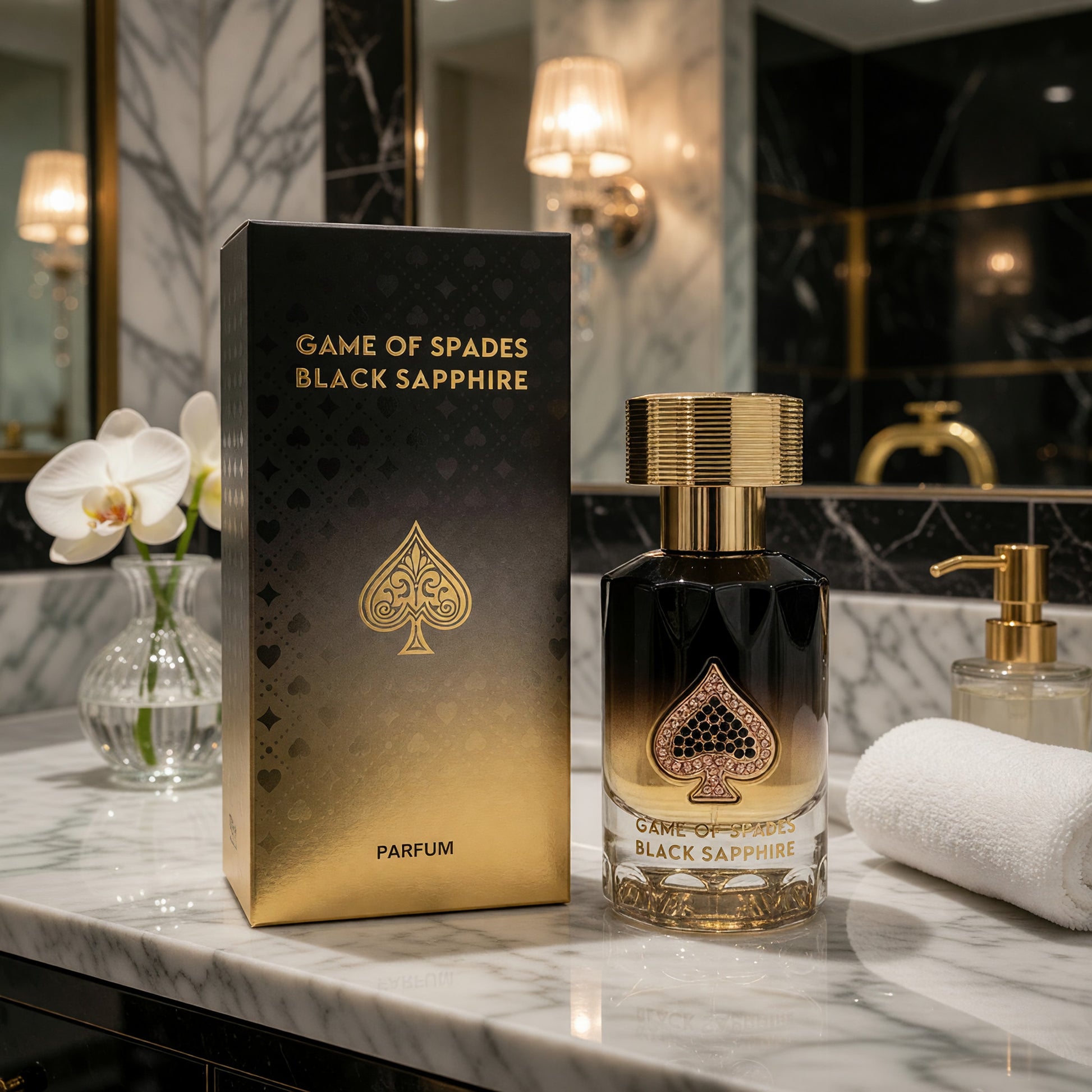Game of Spades Black Sapphire by Jo Milano, 1 oz Parfum Spray Unisex