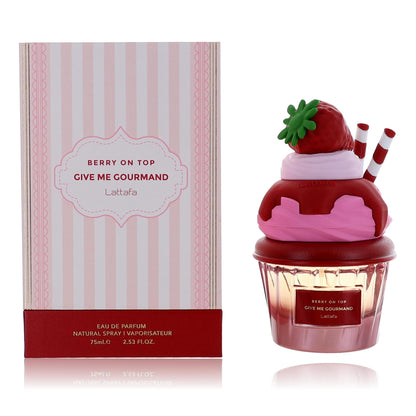 Berry On Top Give Me Gourmand by Lattafa, 2.53 oz EDP Spray for Women