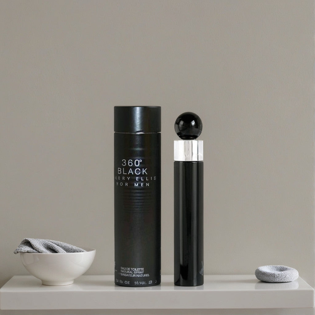 Perry Ellis 360 Black by Perry Ellis, 3.4 oz EDT Spray for Men