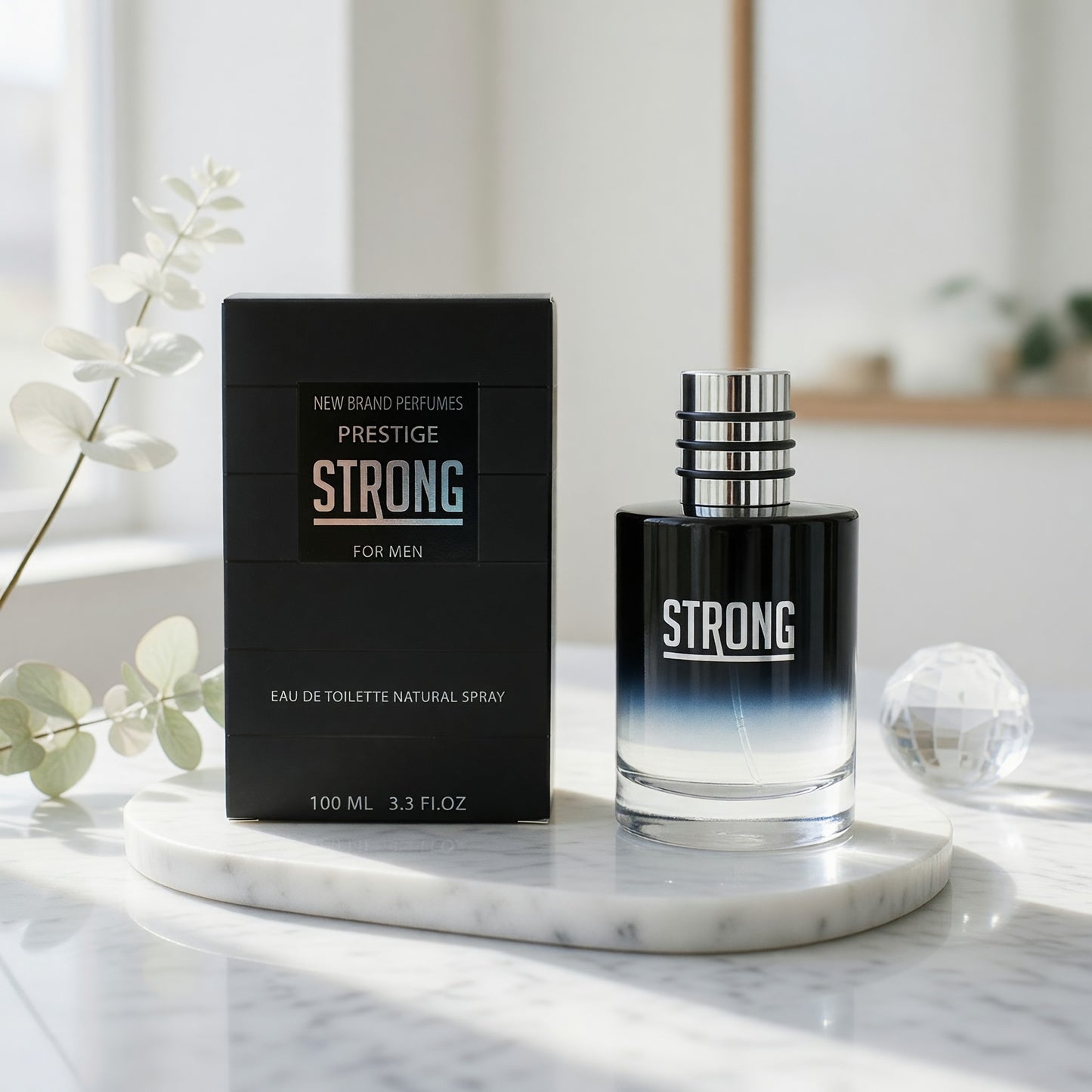 Strong by New Brand, 3.3 oz EDT Spray for Men
