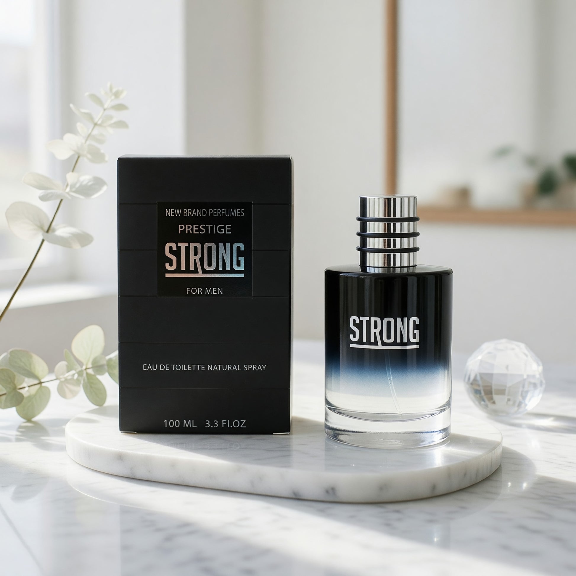 Strong by New Brand, 3.3 oz EDT Spray for Men