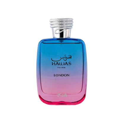 Hawas London by Rasasi, 3.38 oz EDP Spray for Men