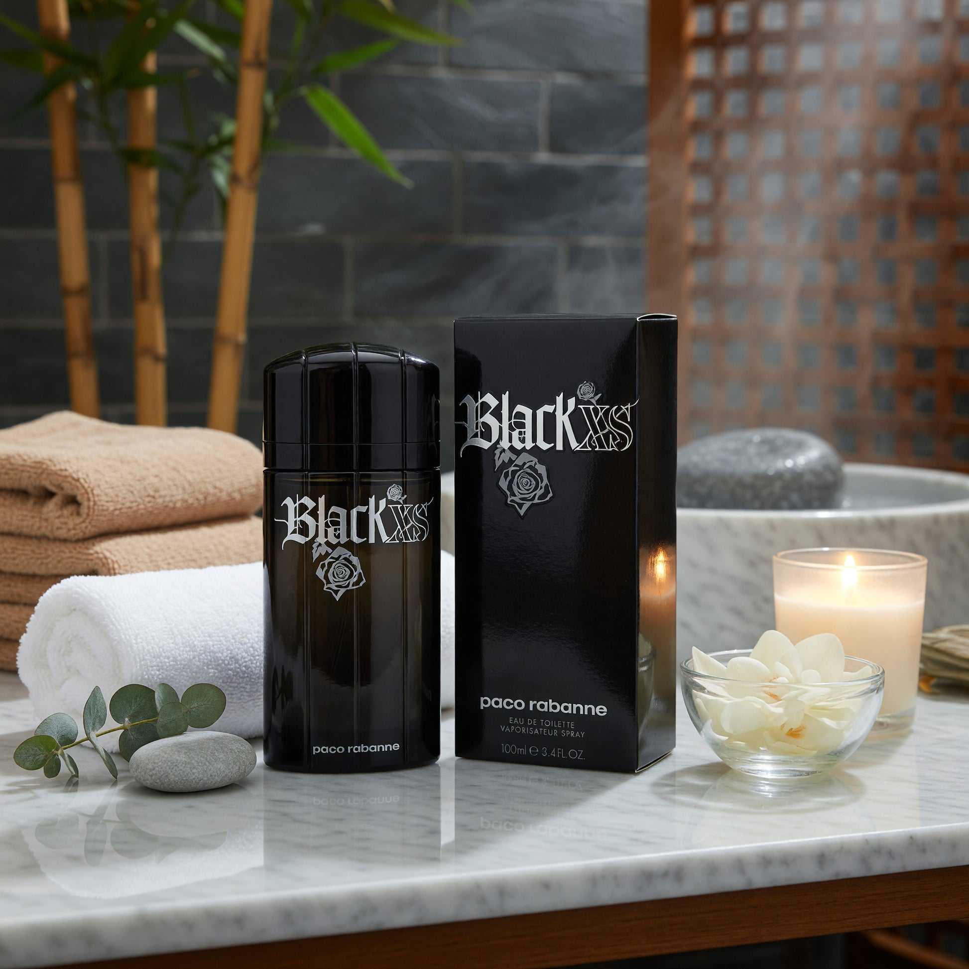 Black XS by Paco Rabanne, 3.3 oz EDT Spray for Men