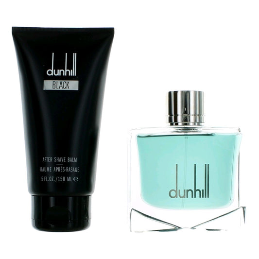 Dunhill Black by Alfred Dunhill, 2 Piece Gift Set for Men
