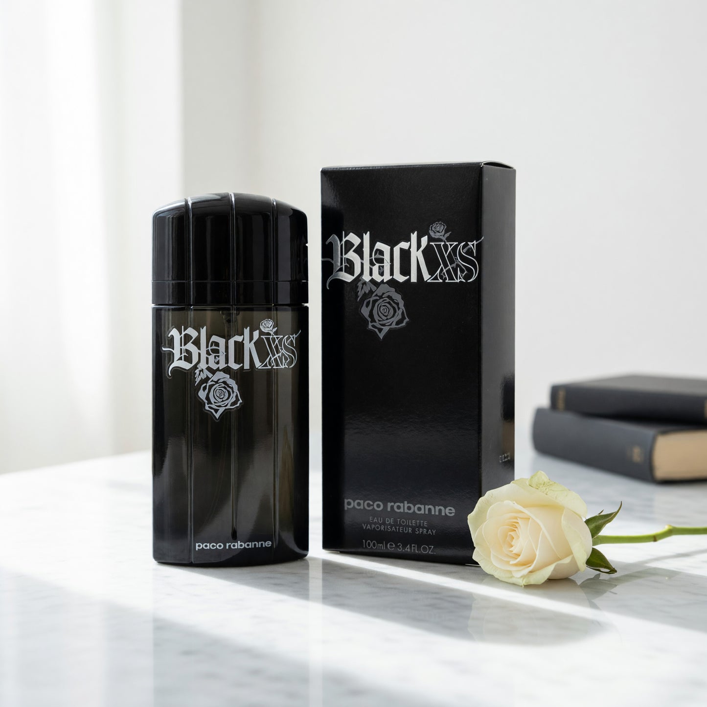 Black XS by Paco Rabanne, 3.3 oz EDT Spray for Men