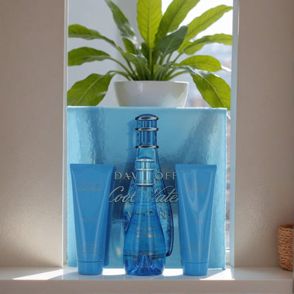 Cool Water by Davidoff, 3 Piece Gift Set for Women