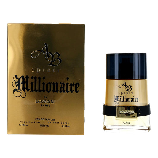 AB Spirit Millionaire by Lomani, 3.3 oz EDP Spray for Men