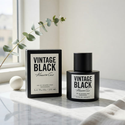Vintage Black by Kenneth Cole, 3.4 oz EDT Spray for Men