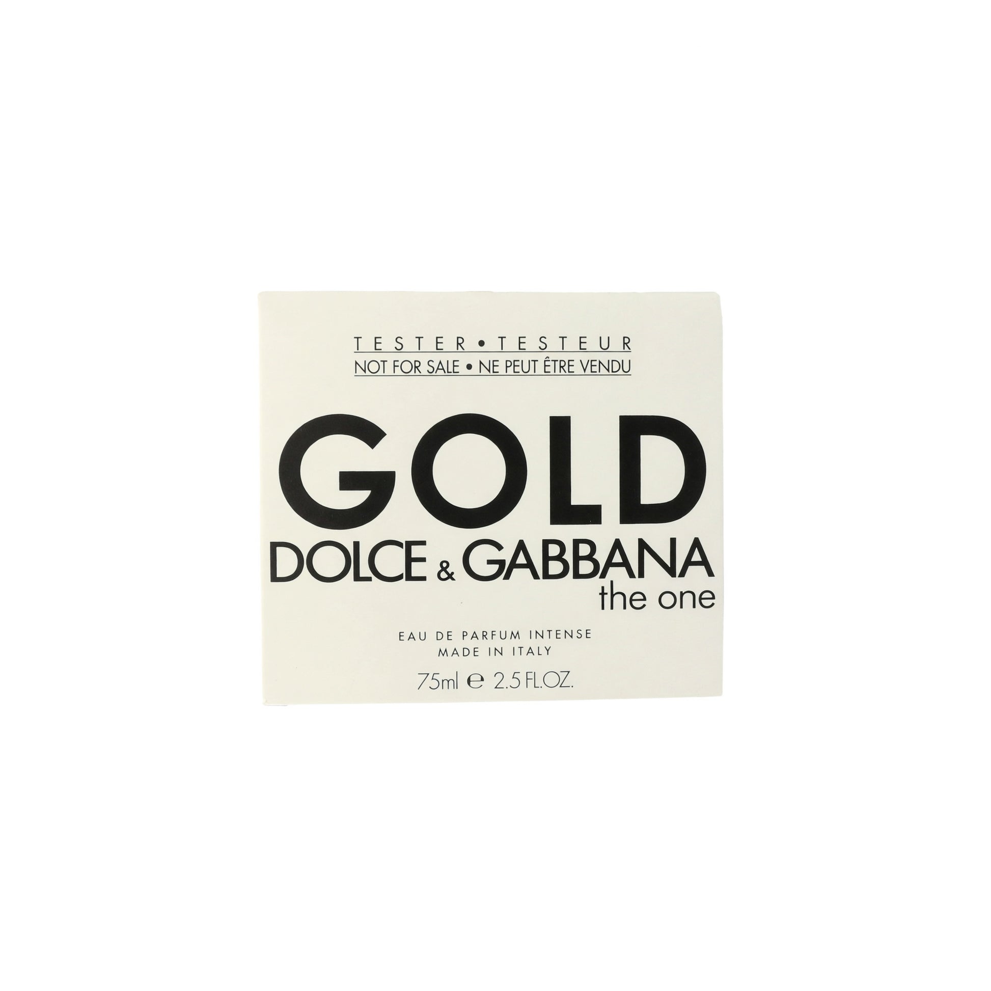The One Gold by Dolce & Gabanna, 2.5 oz EDP Intense Spray TESTER