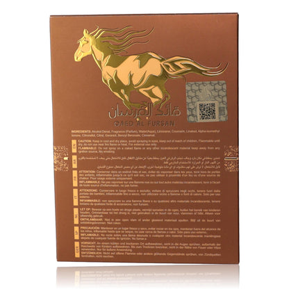 Qaed Al Fursan by Lattafa, 3 oz EDP Spray for Unisex