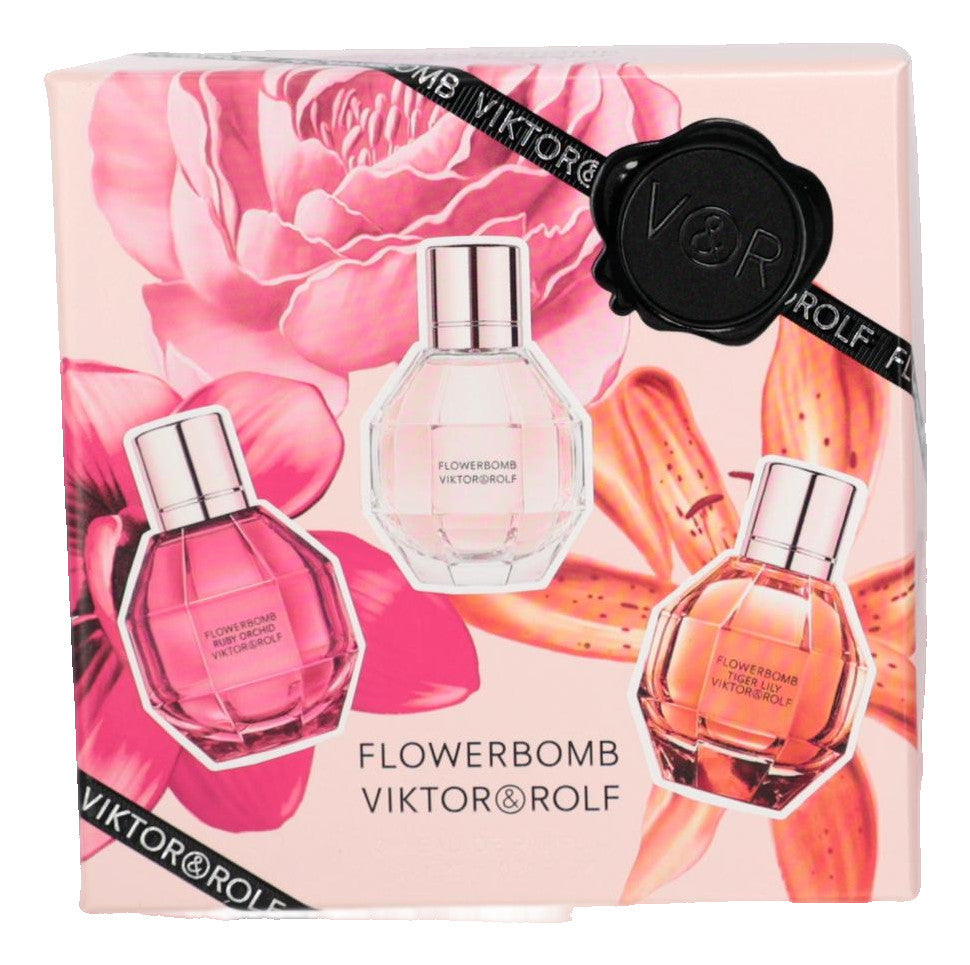 Flowerbomb by Viktor & Rolf, 3 Piece Variety Mini Set for Women