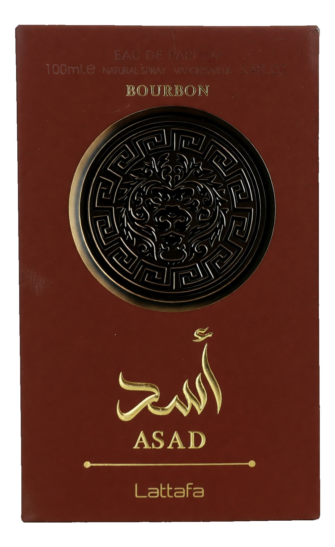 Asad Bourbon by Lattafa, 3.4 oz EDP Spray for Men