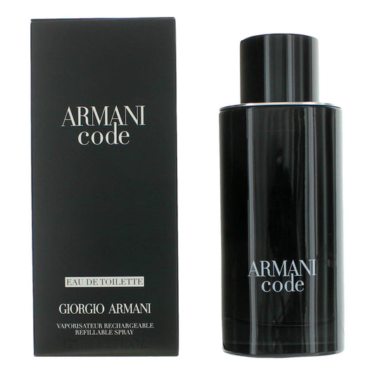 Armani Code by Giorgio Armani, 4.2 oz EDT Refillable Spray for Men
