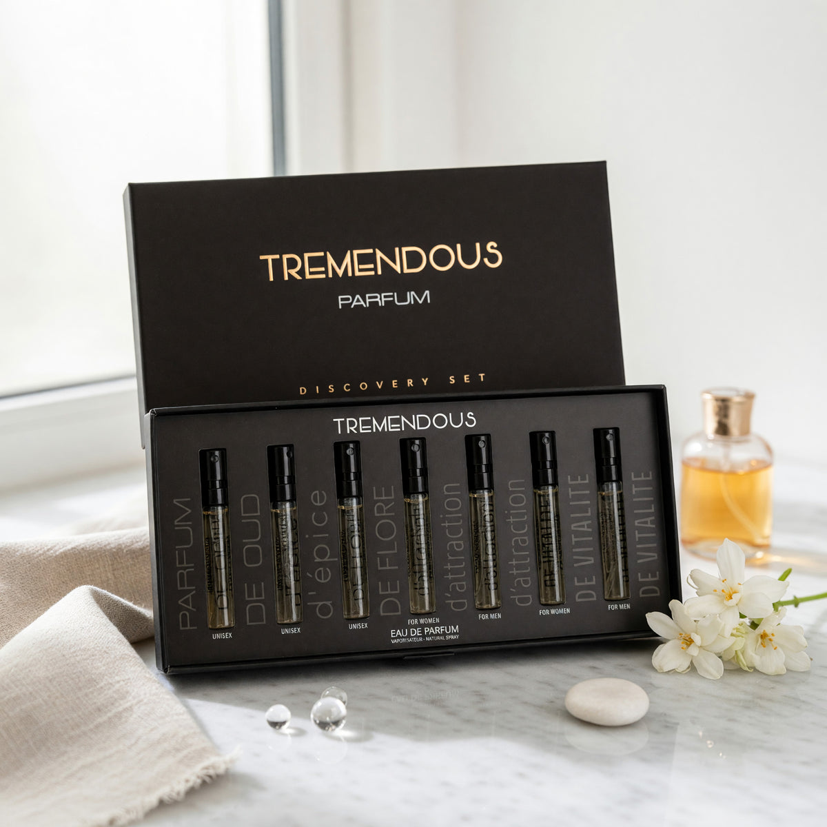 Tremendous by Tremendous Parfum, 7 Piece Discovery Set